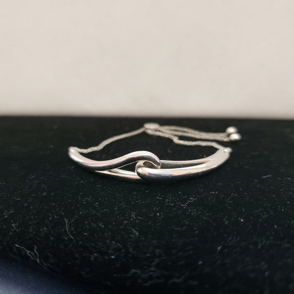 Harriet Kelsall Sterling Bracelet Interlocking Design (Fits 8 1/4”-9”) RARE - Picture 7 of 16